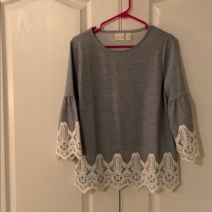 Beautiful pinstripe shirt!